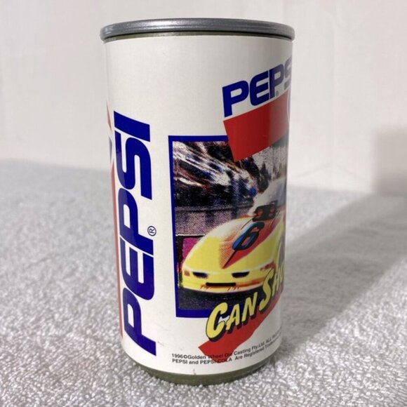 Vintage 1991 Golden Wheel Die Casting Pepsi Can Shooter Collectible With Cars - Picture 5 of 16